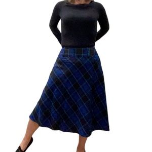 NYC Plaid Skirt S: 12